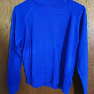 Karen Scott Men's Vibrant Blue Turtleneck Sweater
